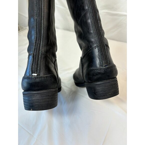 Sam Edelman Penny Tall Black Leather Riding Boots Size 8.5 M - Picture 10 of 16